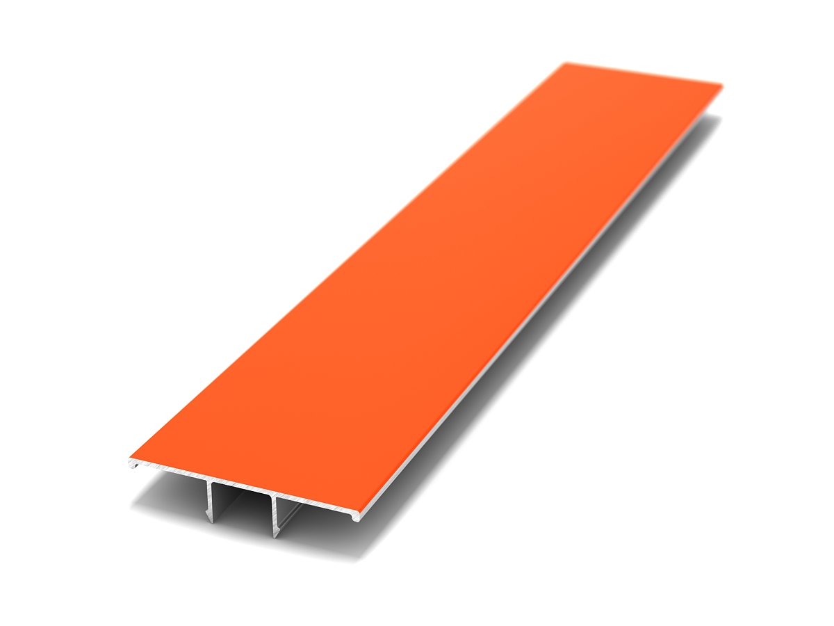 Крышка широкая 32мм ДЕКОПАН 3м RAL 2004 (Чистый оранжевый)