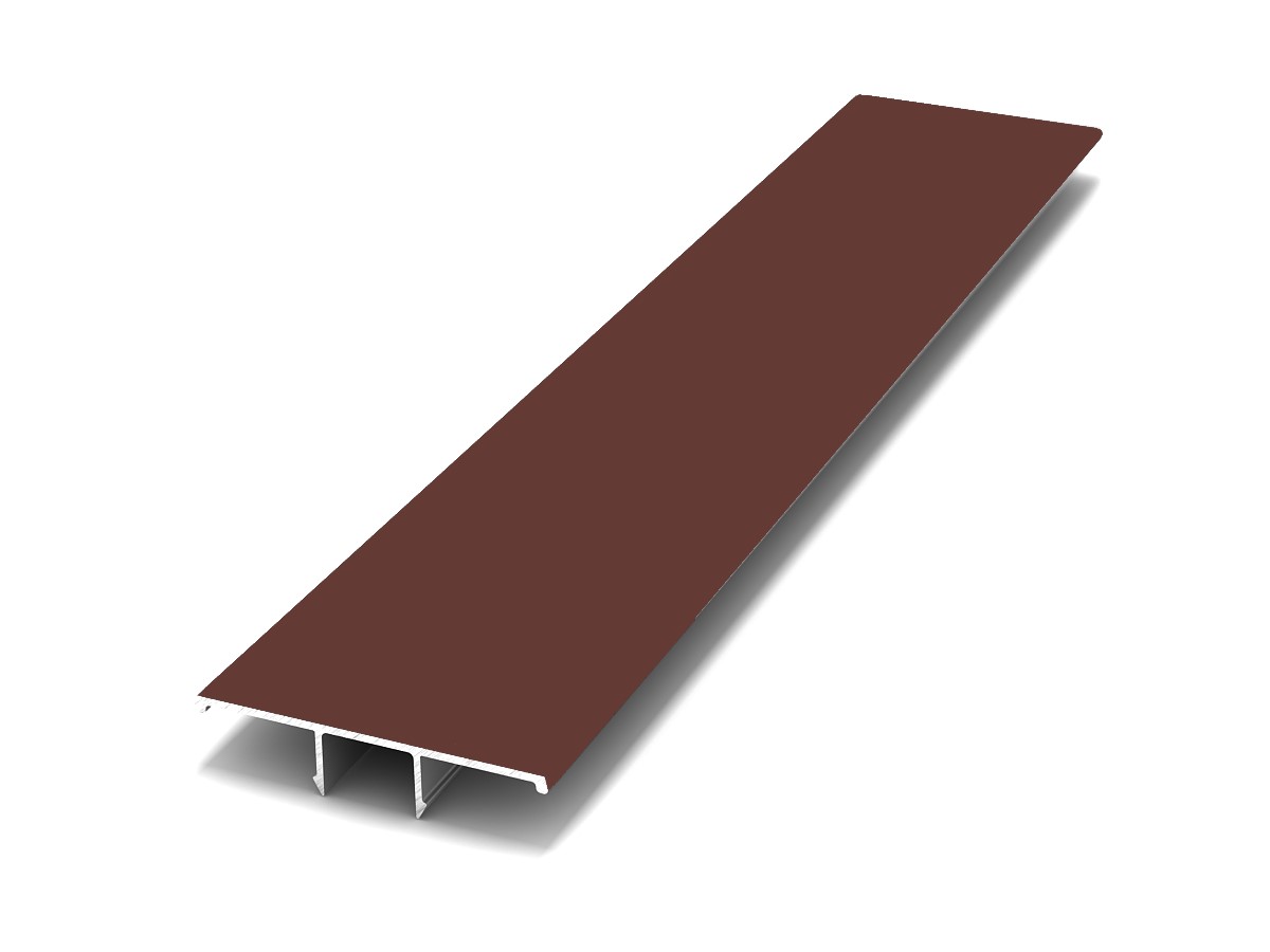 Крышка широкая 32мм ДЕКОПАН 3м RAL 8015 (Каштаново-коричневый)