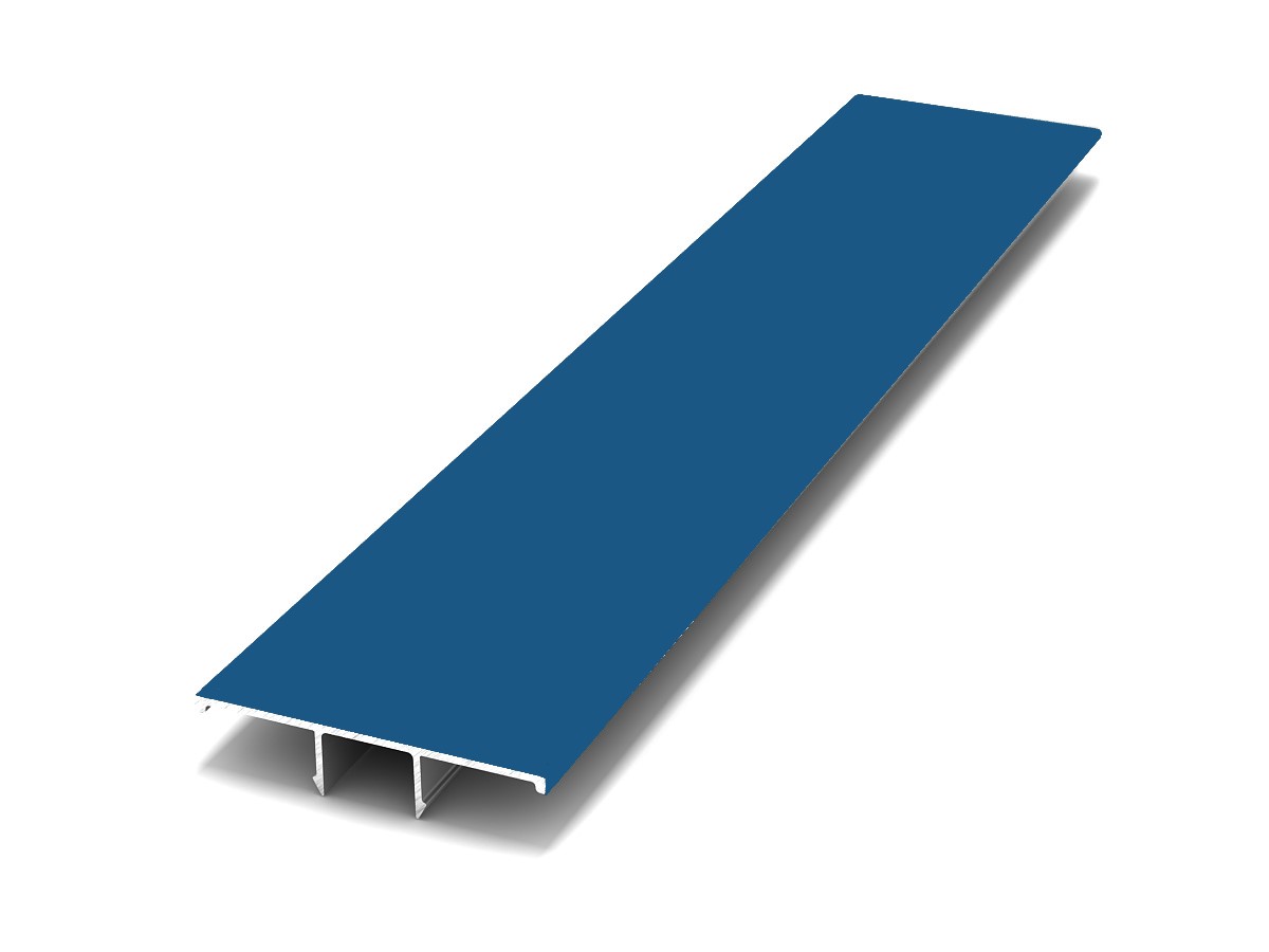 Крышка широкая 32мм ДЕКОПАН 3м RAL 5019 (Синий капри)
