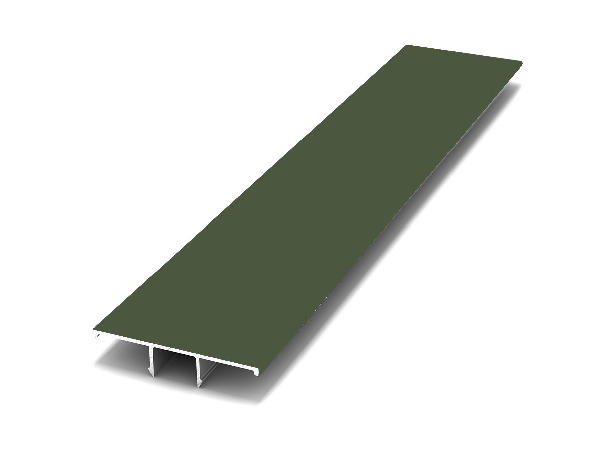 Крышка широкая 32мм ДЕКОПАН 3м RAL 6003 (Оливково-зеленый)