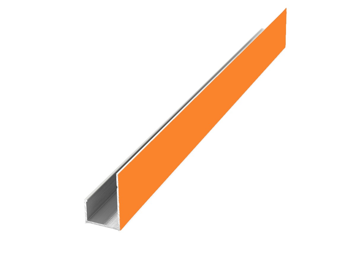 L8-алюминиевый профиль ДЕКОПАН 3м RAL 2003 (Пастельно-оранжевый)
