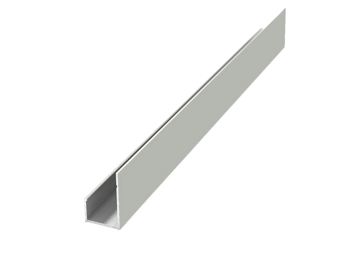 L10 профиль алюминиевый ДЕКОПАН 3м RAL 7038 (Агатовый серый)