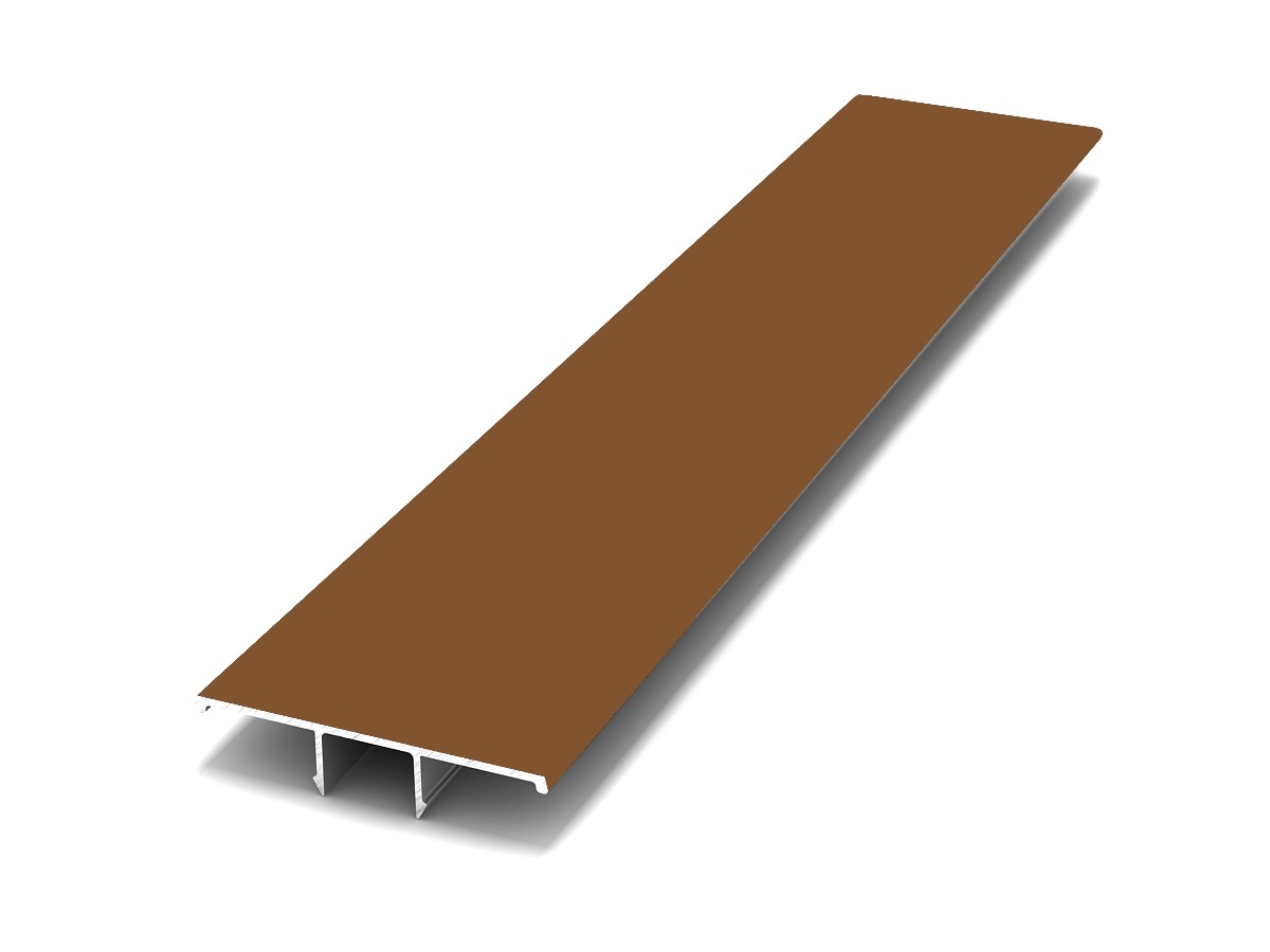 Крышка широкая 32мм ДЕКОПАН 3м RAL 8003 (Глиняный коричневый)