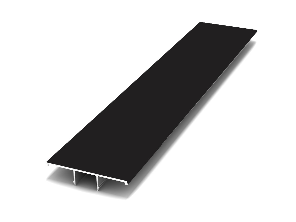 Крышка широкая 32мм ДЕКОПАН 3м RAL 8022 (Черно-коричневый)