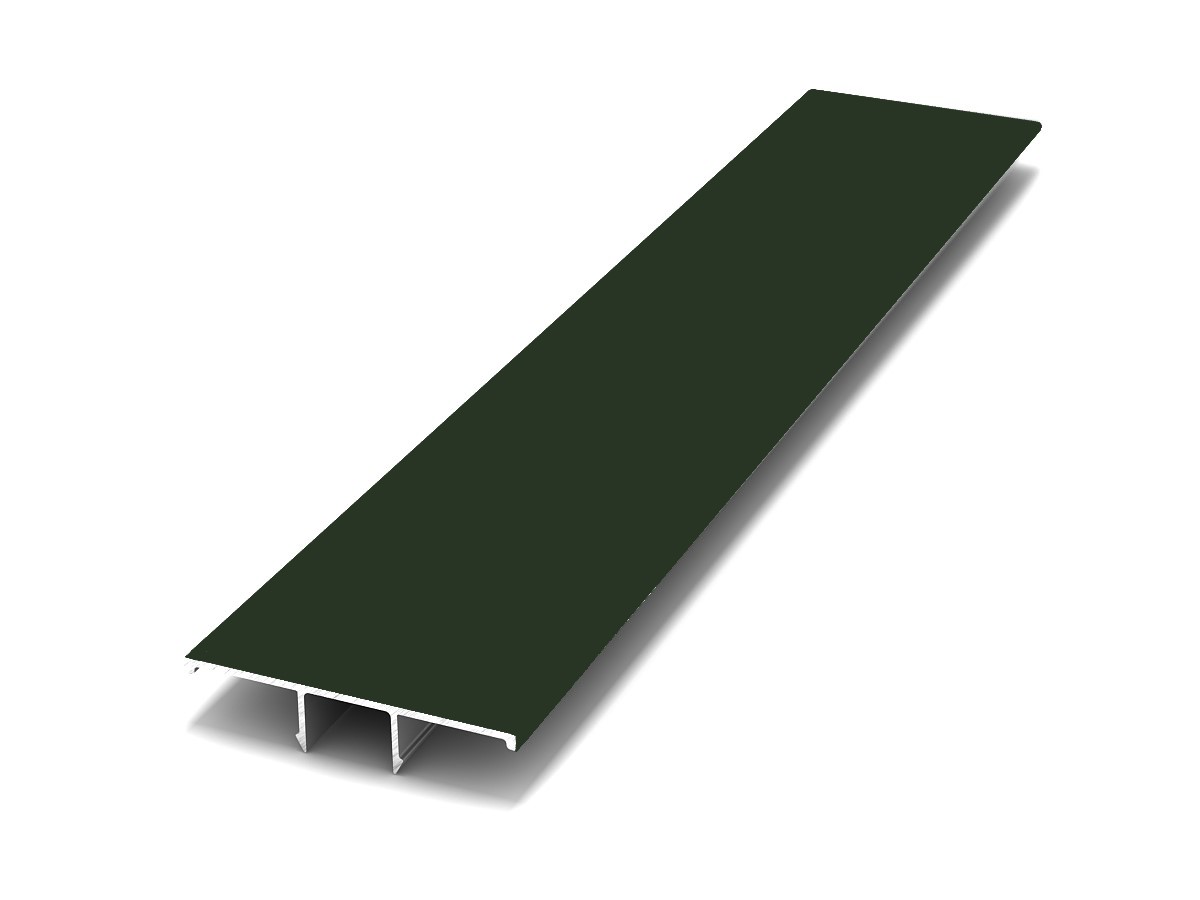 Крышка широкая 32мм ДЕКОПАН 3м RAL 6007 (Бутылочно-зеленый)