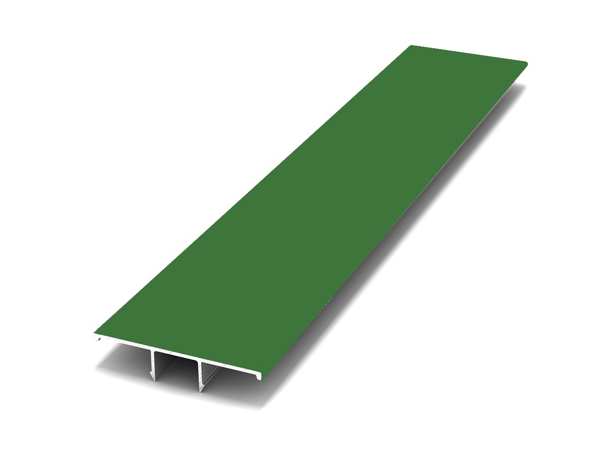 Крышка широкая 32мм ДЕКОПАН 3м RAL 6010 (Травяной зеленый)
