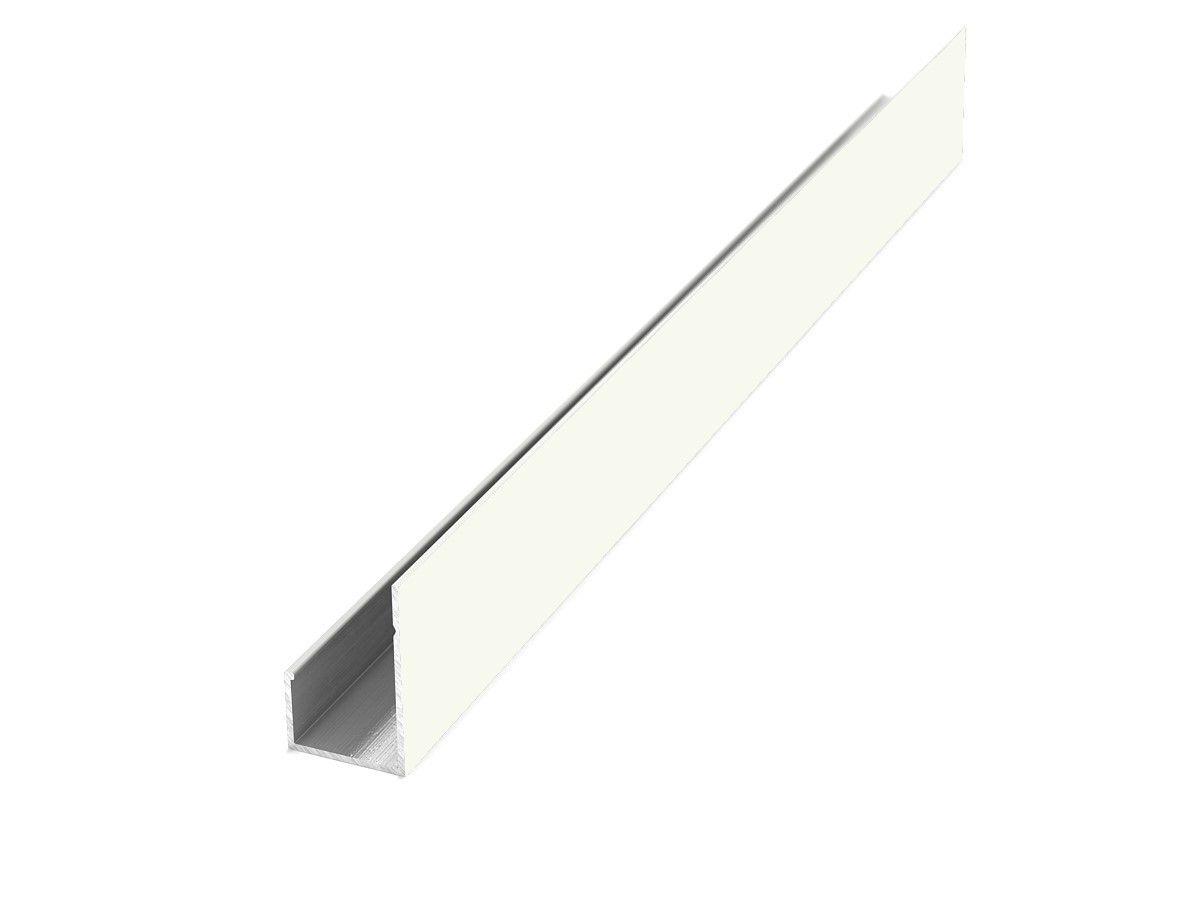 L8-10 алюминиевый профиль ДЕКОПАН 3м RAL 9010 (Белый)