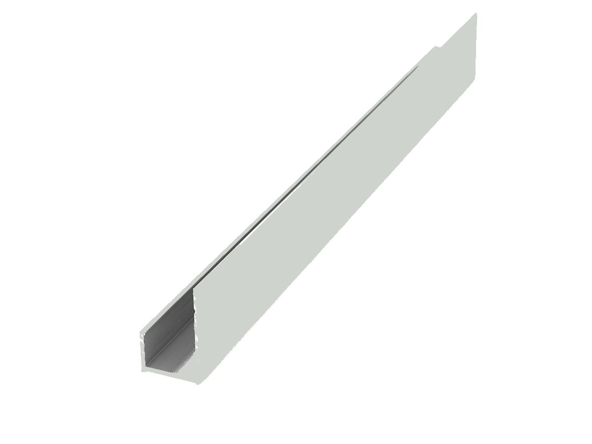 L8-10 алюминиевый профиль ДЕКОПАН 3м RAL 9018 (Папирусно-белый)