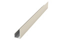 L-образный 6мм Алюминиевый профиль  2.5м (1) RAL 1013 (Жемчужно-белый)